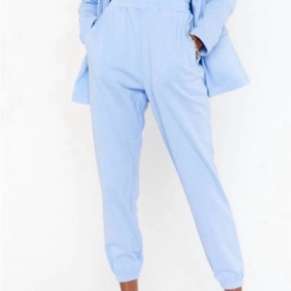 Show Me Your MuMu Lazy Chic Pants in Periwinkle